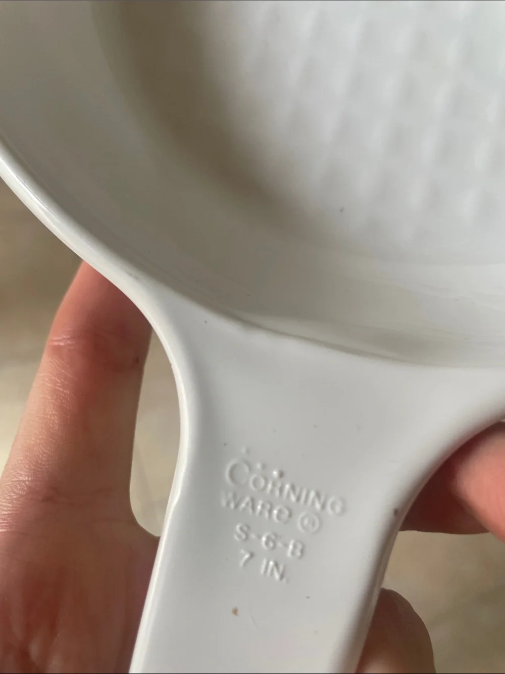 🖤5/$25 cohning ware 7 in iris flowers baking dish with handle